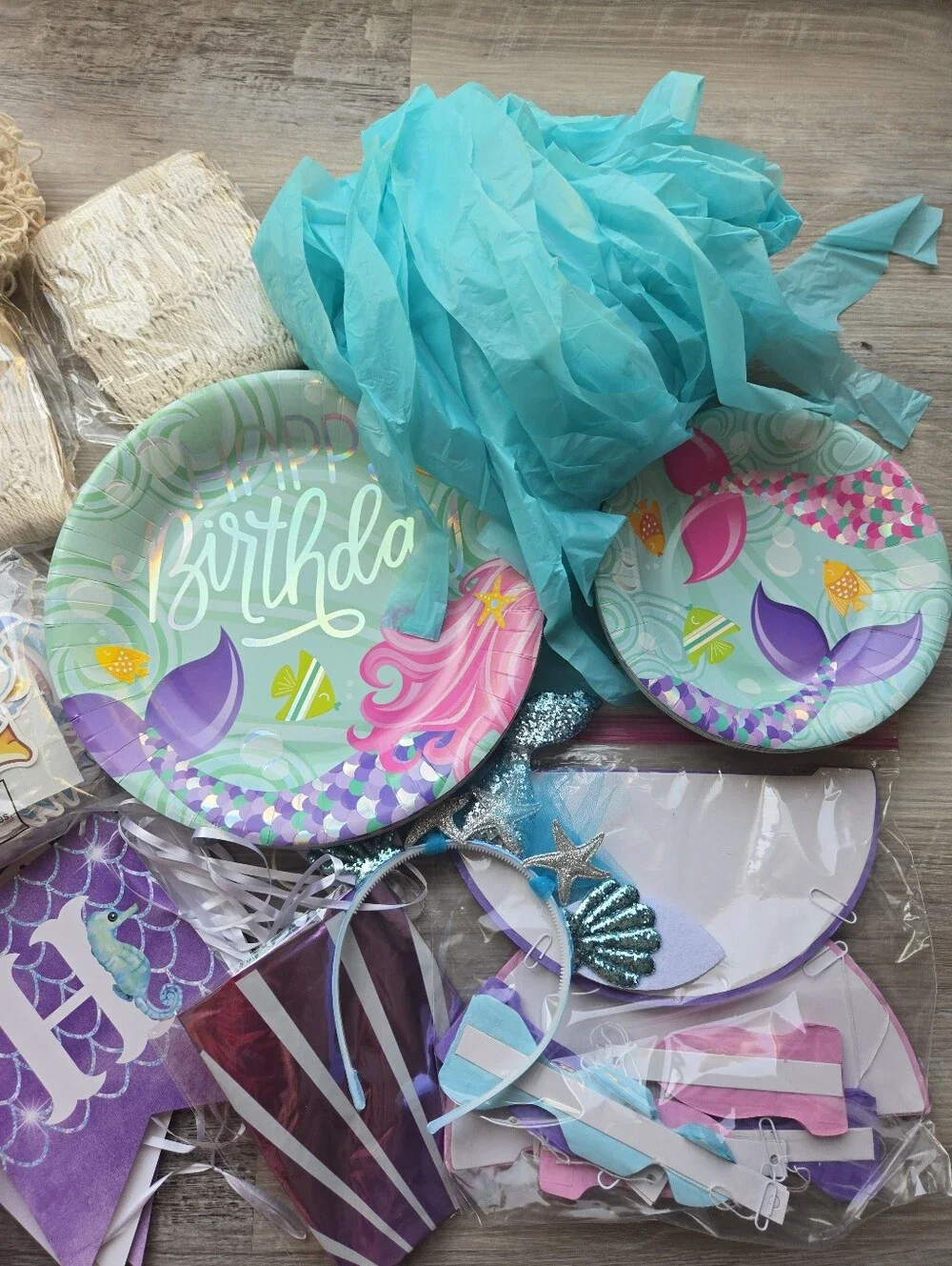 Mermaid Under The Sea Party Supplies - Birthday Decorations